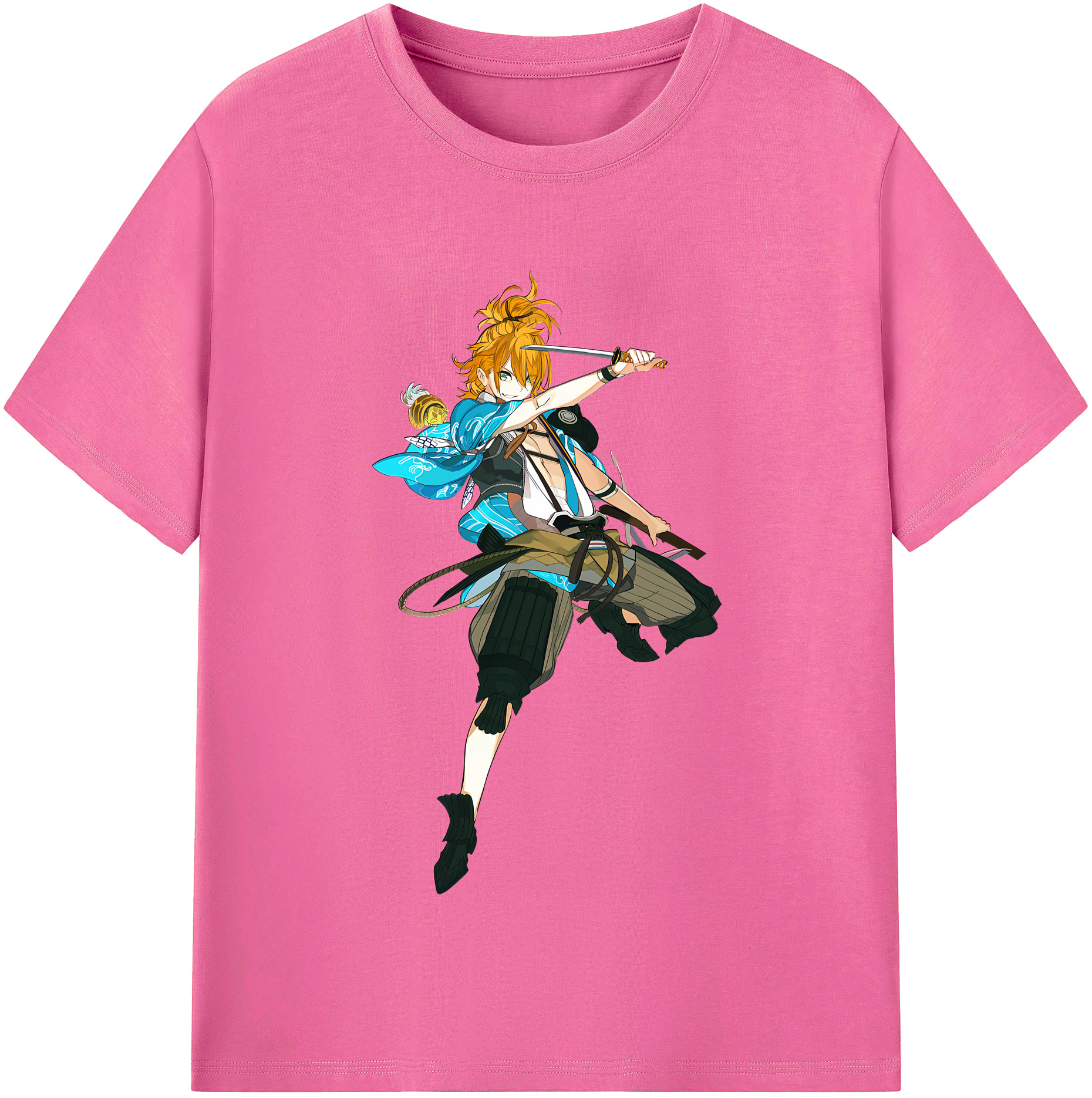 （画像用） 刀剣乱舞 Touken Ranbu レディースカジュアルプリントTシャツ（綿100％）